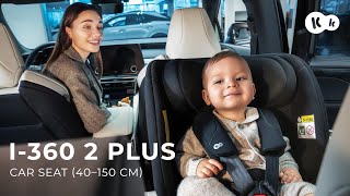 KINDERKRAFT Autosedačka i-360 2 Plus (40-150 cm) Black