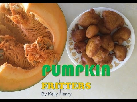 How to make PUMPKIN FRITTERS by Kelly Henry