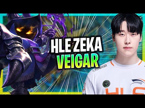 WHEN HLE ZEKA PLAYS VEIGAR MID vs AHRI!