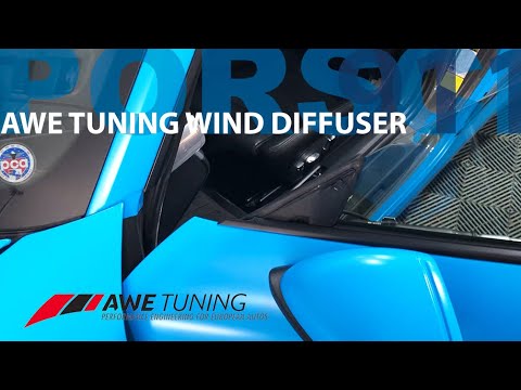 Porsche 911 Wind Diffuser Install and Test - AWE Tuning