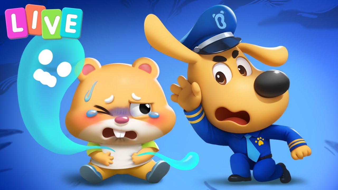 🔴 Maratona 24/7 do Detetive Labrador | Episódios Completos | Desenhos Animados | BabyBus Live