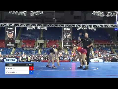106 Lbs Quarterfinal - Ava Ward, Missouri Vs Mia Shepard, Nevada 07bb