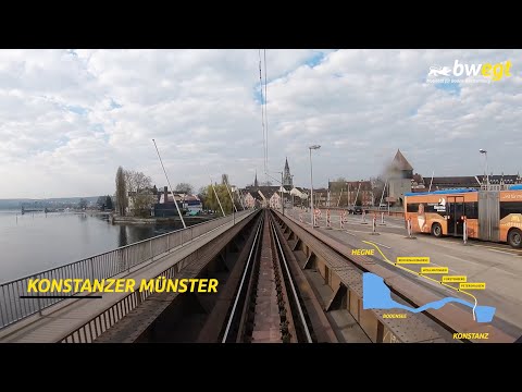 Führerstandsmitfahrt von Hegne nach Konstanz mit bwegt