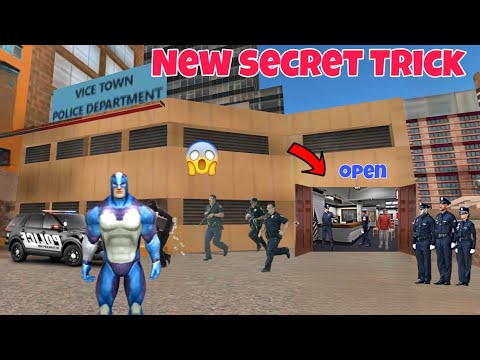 New Secret Trick Enter Police station | Rope Hero Vice Town | rope hero