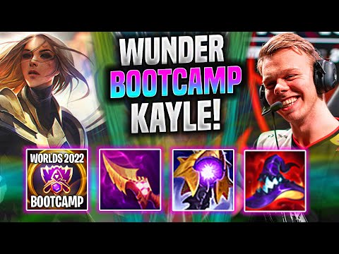 WUNDER IS READY TO PLAY KAYLE IN NA BOOTCAMP! - FNC Wunder Plays Kayle Top vs Vayne! | Season 2022