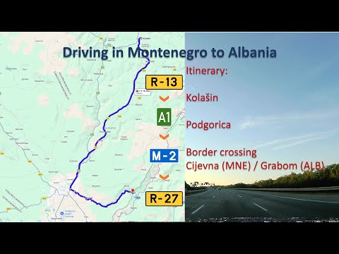 Road trip 2024 SK - Greece Part 3 Montenegro: Kolašin- Podgorica -Cijevna/Grabom