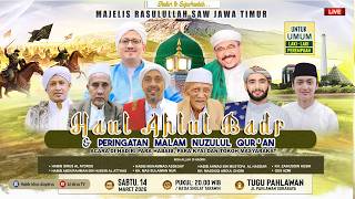 Download lagu 🟢 LIVE STREAMING - EVENT AKBAR HAUL AHLUL BADR & PERINGATAN NUZULUL QUR'AN 2026 MR JATIM - 14/03/26 mp3