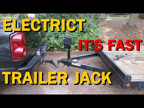 Installing the Cheapest Electric Trailer Jack from Amazon