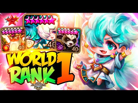 He Goes to WORLD RANK 1 with 11-0 WIN STREAK - Summoners War