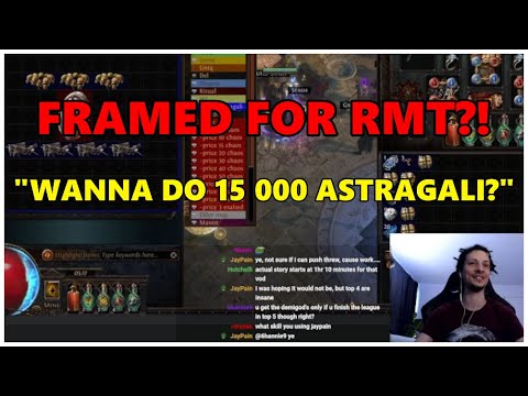 [PoE] "Wanna do 15000 Astragali?" Almost Framed for RMT?! - Stream Highlights #569