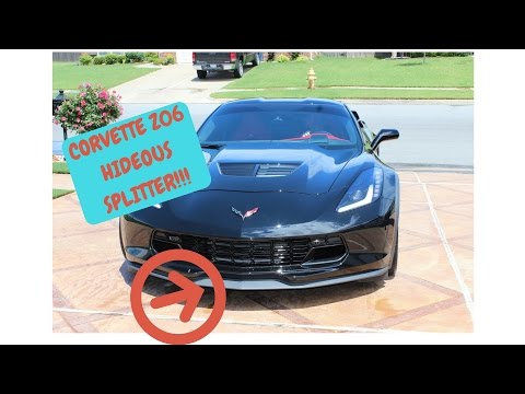 C7 Z06 Phase 2 Carbon Fiber Splitter Install