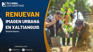 Renuevan imagen urbana en Xaltianguis