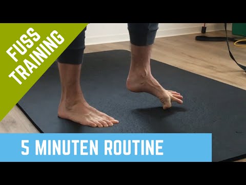 Fusstraining - 5 Minuten Training und Übungen für die Füße