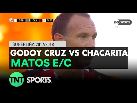 Mauro Matos e/c (1-0) Godoy Cruz vs Chacarita | Fecha 13 - Superliga Argentina 2017/2018