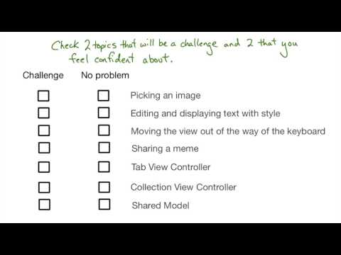 MemeMe App UIKit Fundamentals