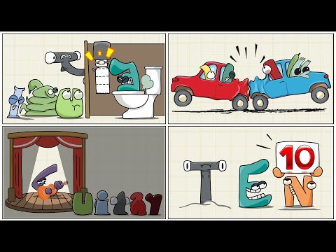 Alphabet Lore PARODY COMPILATION / Alphabet Lore animation @Mike Salcedo