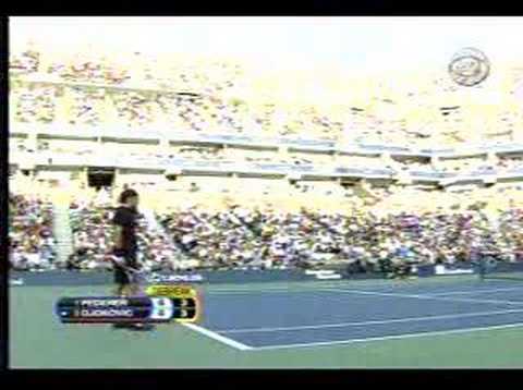 Federer Djokovic 2007 Final 1st set Tiebreak NY07