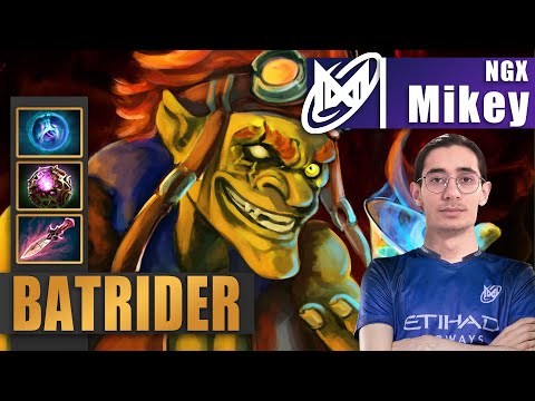 Batrider Mid | NGX.Mikey | HE LITERALLY STOMP EVERYONE IN THE GAME | 7.33c Gameplay Highlights