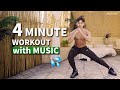 세상에! 설에 먹은 음식 다 태우는 4분 뮤직 홈트 2022 l MUST DO 4M WORKOUT WITH MUSIC ! l FEEL THE RHYTHM ! 🎵