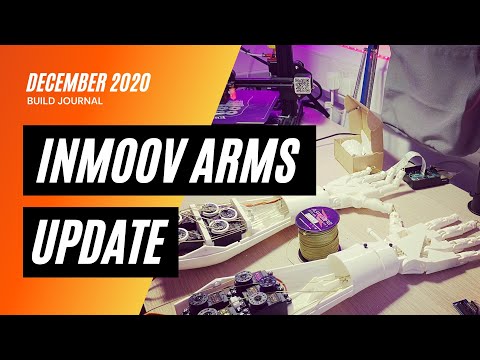 YouTube thumbnail for Getting to Grips with InMoov,  Arm Update