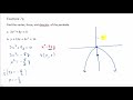 Conic Sections Find Vertex Focus And Directrix Of A Parabola Example 2