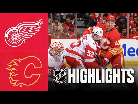 Red Wings vs. Flames | NHL Highlights | December 10, 2025