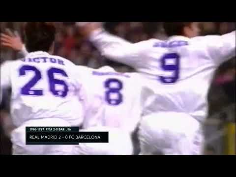 Real Madrid 2-0 Barcelona │ LALIGA 1996/97 │ Šuker & Mijatović on the scoresheet for Real