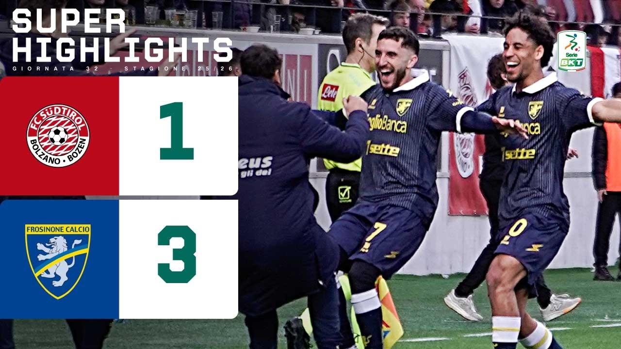 Südtirol vs Frosinone Highlights
