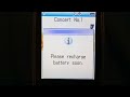 Audiovox CDM 9900 Low Battery And Power Down