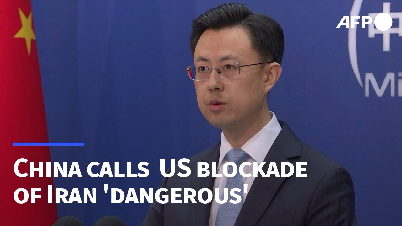 China calls out US blockade of Iran ports, vows 'countermeasures' if tariffs enforced | AFP