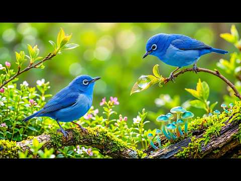 Birds Singing in a Tranquil Forest 🌳  Nature Sounds for Deep Sleep and Calm Mind