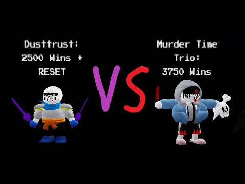Who is better? Dusttrust Vs Murder Time Trio | Undertale: Judgement Day