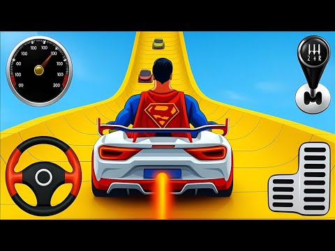 Ultimate Mega Ramp GT Car Stunt Racing Master 3D - Android Gameplay 