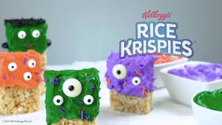 Rice Krispies Spooky Monsters Rice Krispies Cereal Treats