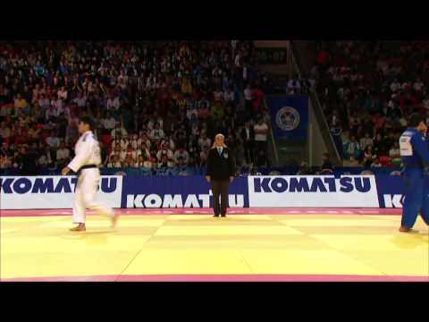 Won Jin Kim vs Diyorbek Urozboev World Judo Championships 2015 - Astana