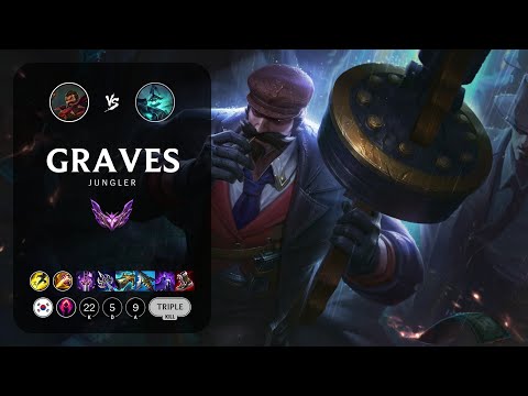 Graves Jungle vs Hecarim - KR Master Patch 13.11