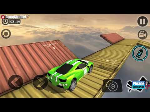 Impossible Stunt Car Tracks 3D / New Vehicle 2017 / Ultimate Car Driving / Android Gameplay Video #4