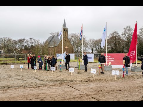 Start bouw van het Dorpshart Zwartewaal