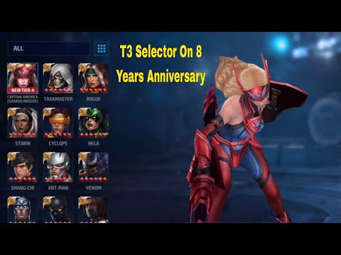 T3 Selector Use On 8th Anniversary And important Discussion 2023 - Marvel Future Fight