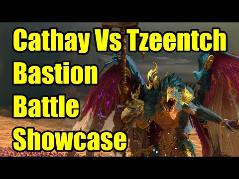 NEW! Analysis - Grand Cathay vs Tzeentch Great Bastion Battle | Total War: WARHAMMER III Warhammer 3