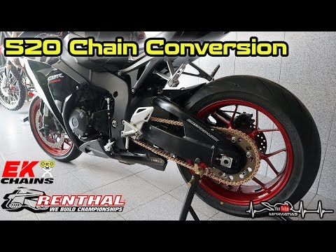 Honda Fireblade | Project Series #6 | 520 Chain Conversion | RENTHAL | EK