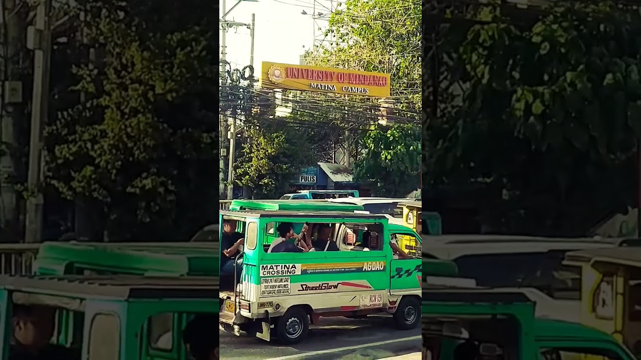 UM MATINA campus entrance in Davao City Philippines #shorts #university
