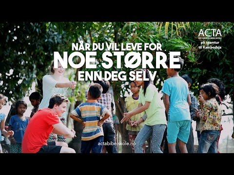 Acta bibelskole - på teamtur til Kambodsja