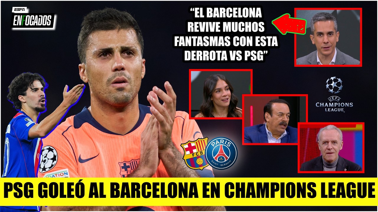 PSG dio golpe de autoridad en casa y ACABÓ con el INVICTO del BARCELONA en CHAMPIONS | Enfocados