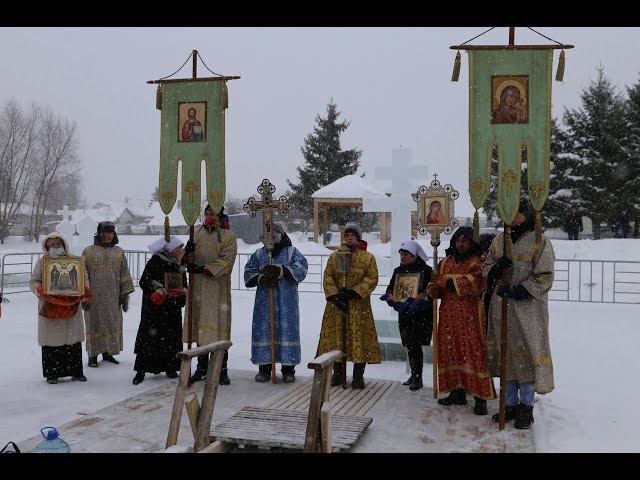 Видеорепортаж: Алексеевцы встретили Крещение Господне