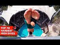 Top-10 hardest jumps from 27 meters in water EVER | Impossible high dives from 90 ft in water