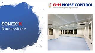 SONEX®K - Raumsysteme, Schallschutzkabinen und Schutzsysteme SONEX®K - Raumsysteme, Schallschutzkabinen und Schutzsysteme
