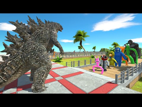 Godzilla OASIS DEATH RUN - Animal Revolt Battle Simulator