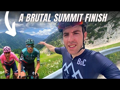 KOM Attempt on Giro d'Italia Summit Finish - Passo Fedaia (2022 Stage 20)
