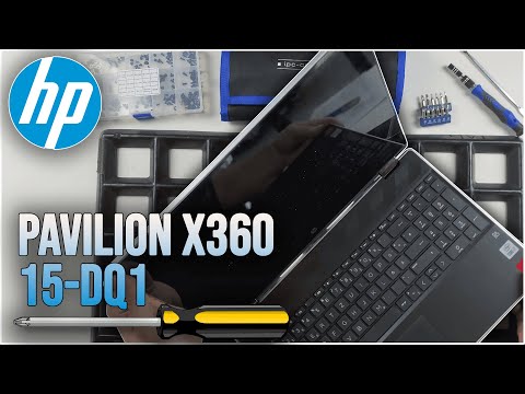 HP Pavilion x360 15-dq1000 von Innen - RAM, SSD, Akku, Lüfter wechseln
